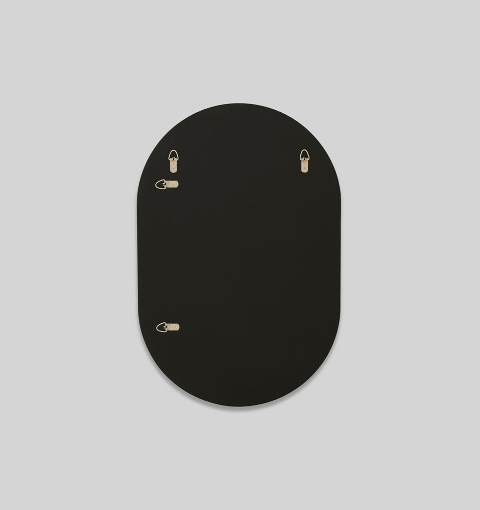 Bjorn Oval Black - Mirror Mirror Australia