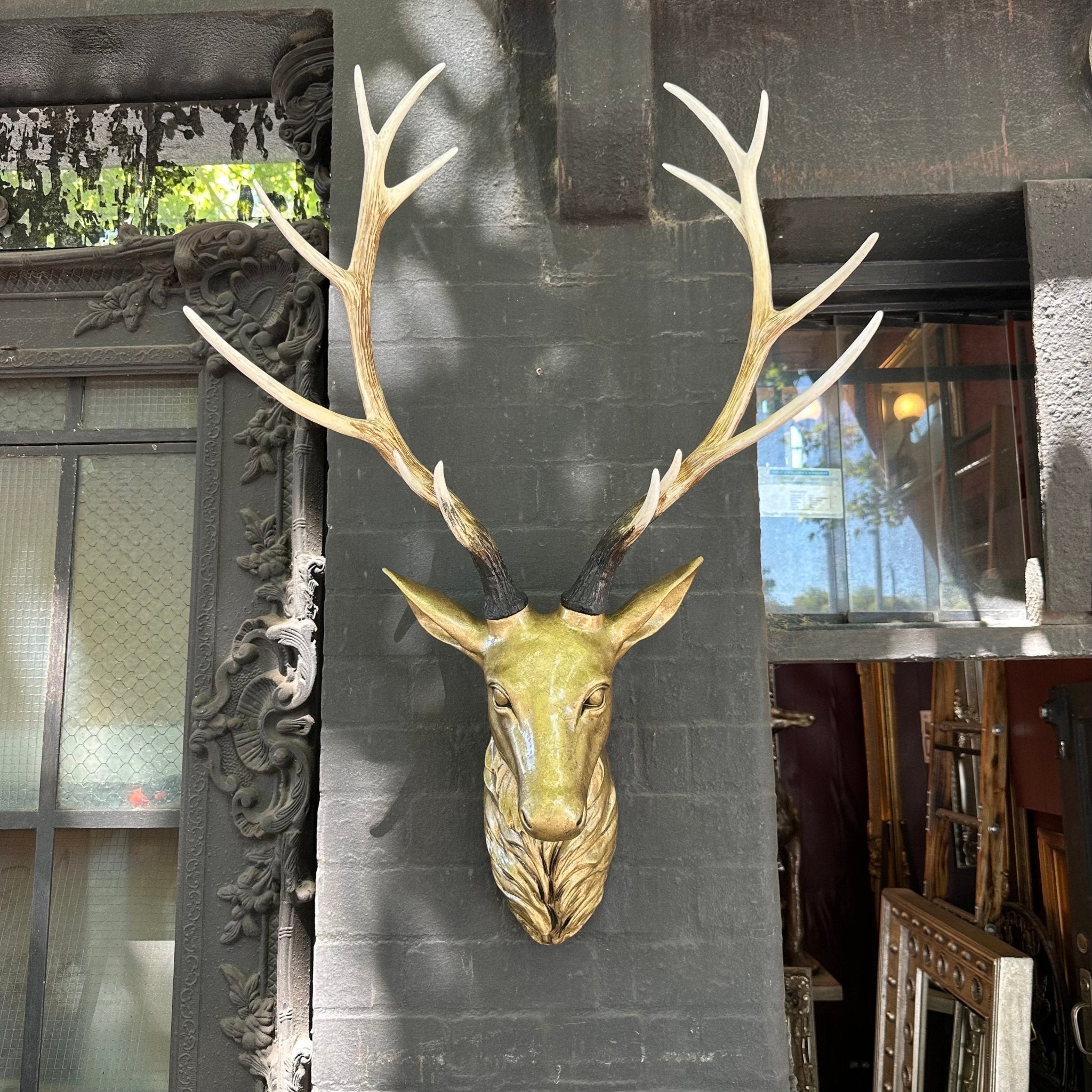 Deer Head in Molten Gold - Mirror Mirror Australia