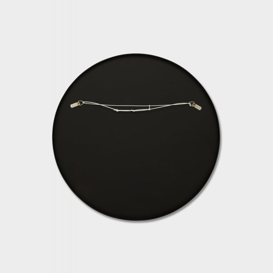 Flynn Round Black - Mirror Mirror Australia