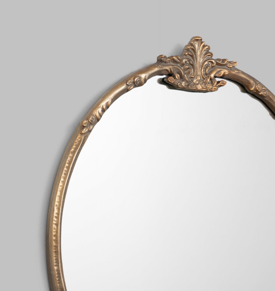 Lorraine Round Brass - Mirror Mirror Australia