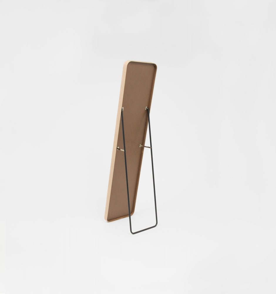 Simplicity Curve Standing Oak - Mirror Mirror Australia