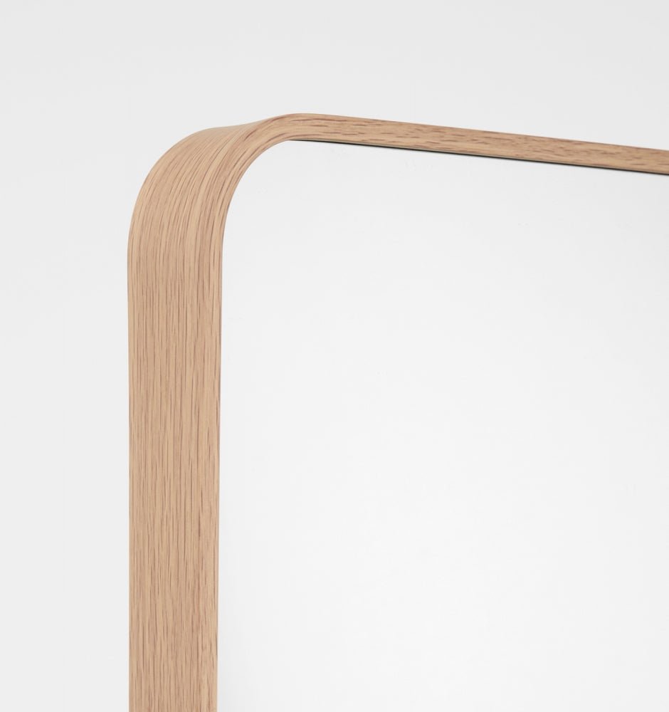 Simplicity Curve Standing Oak - Mirror Mirror Australia