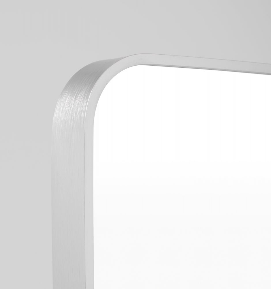 Simplicity Curve Standing Silver - Mirror Mirror Australia