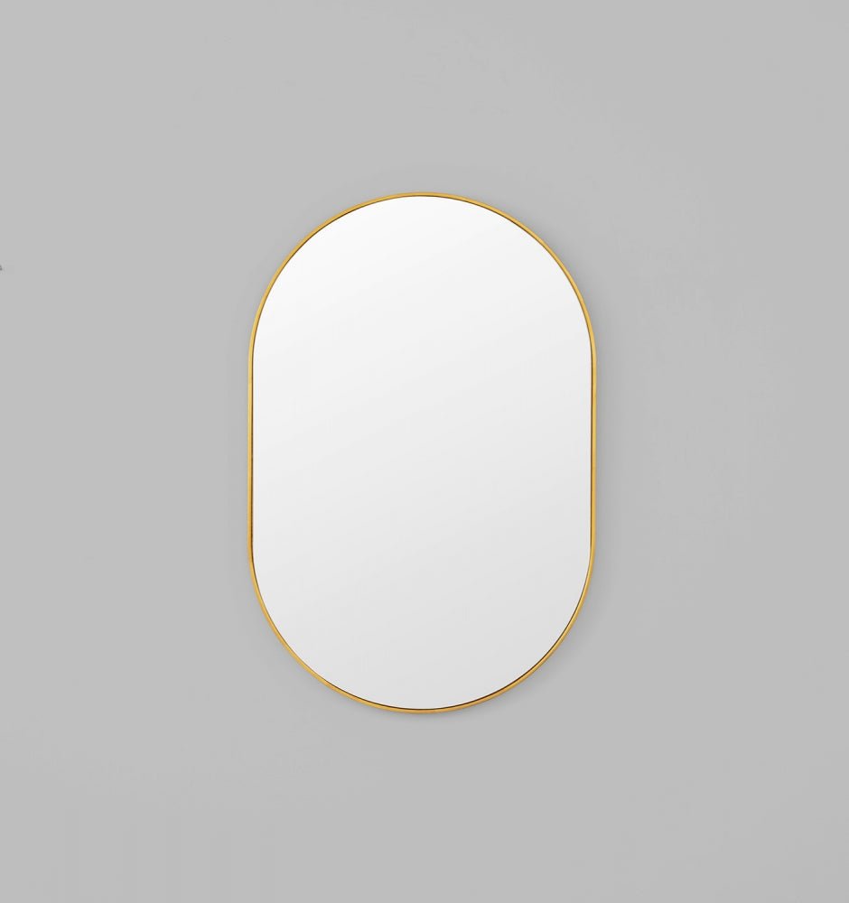 Bjorn Oval Brass - Mirror Mirror Australia