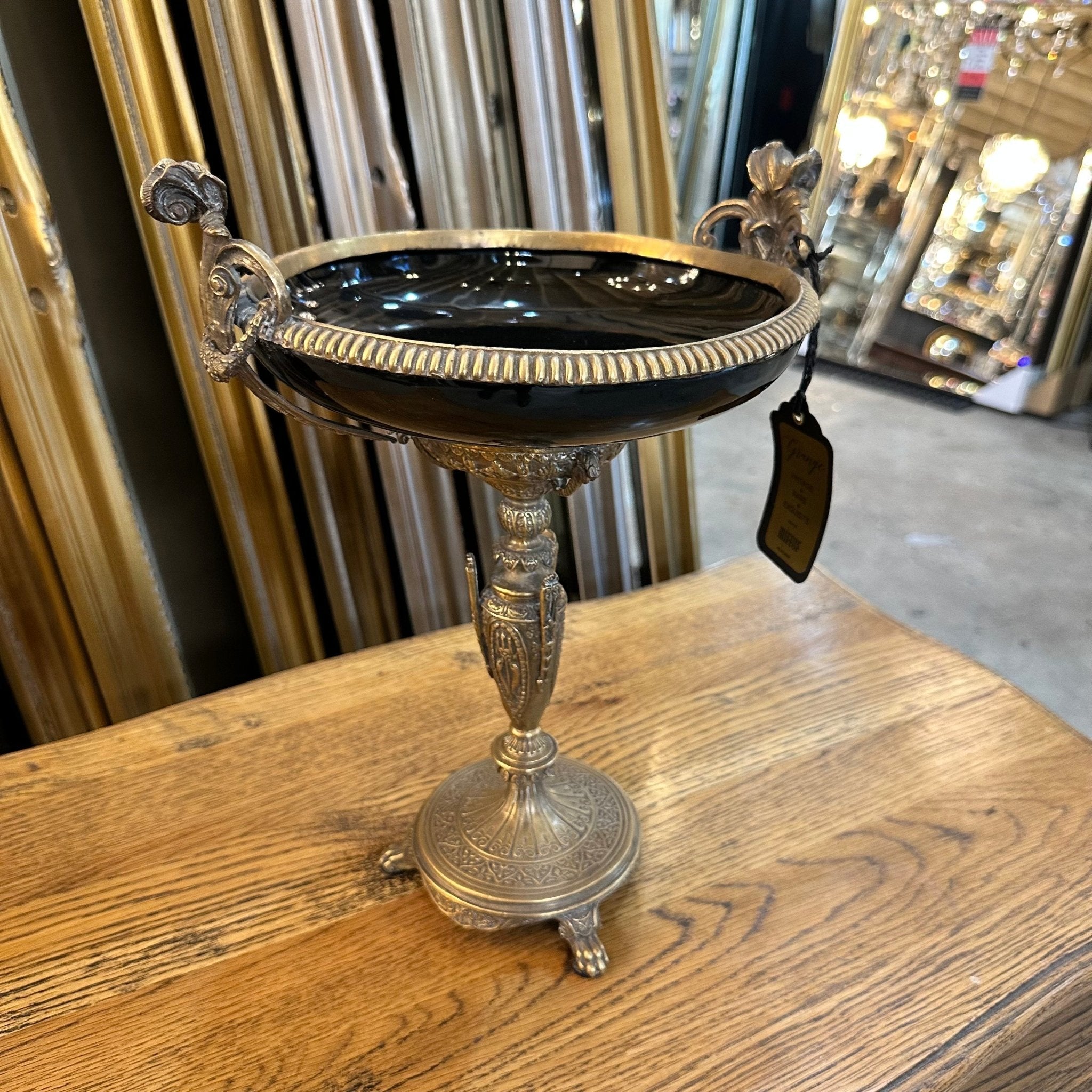 Bronze & Ceramic Compote - Mirror Mirror Australia