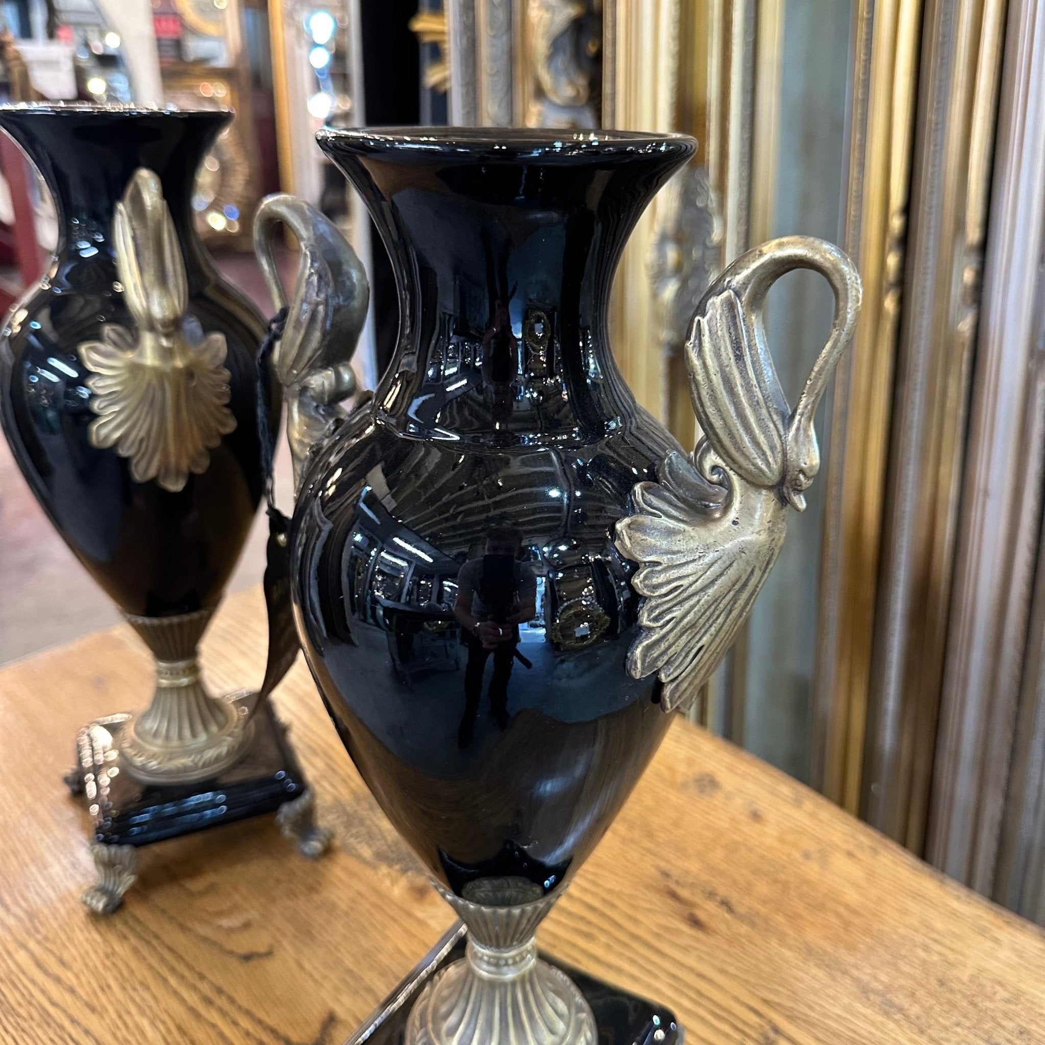 Bronze & Ceramic Vase - Mirror Mirror Australia