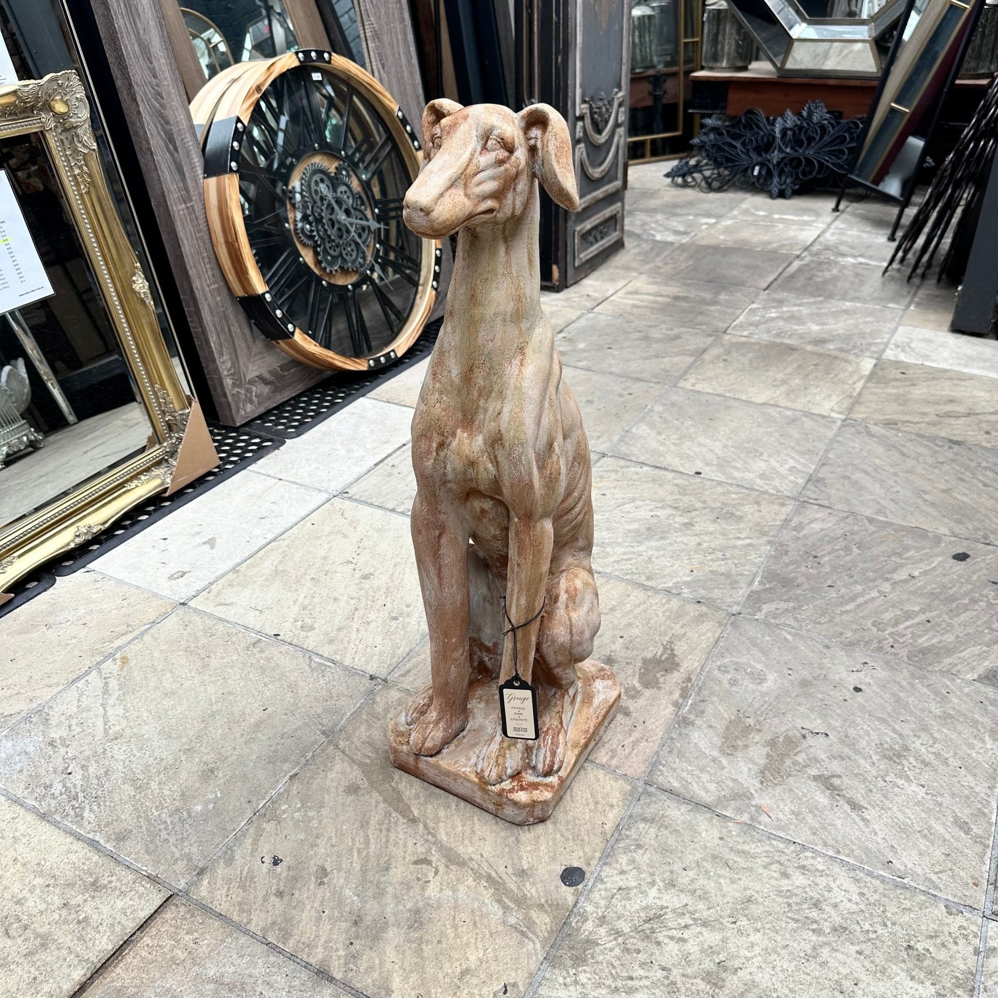 Deco Dog in Bleached Iron & Rust - Mirror Mirror Australia