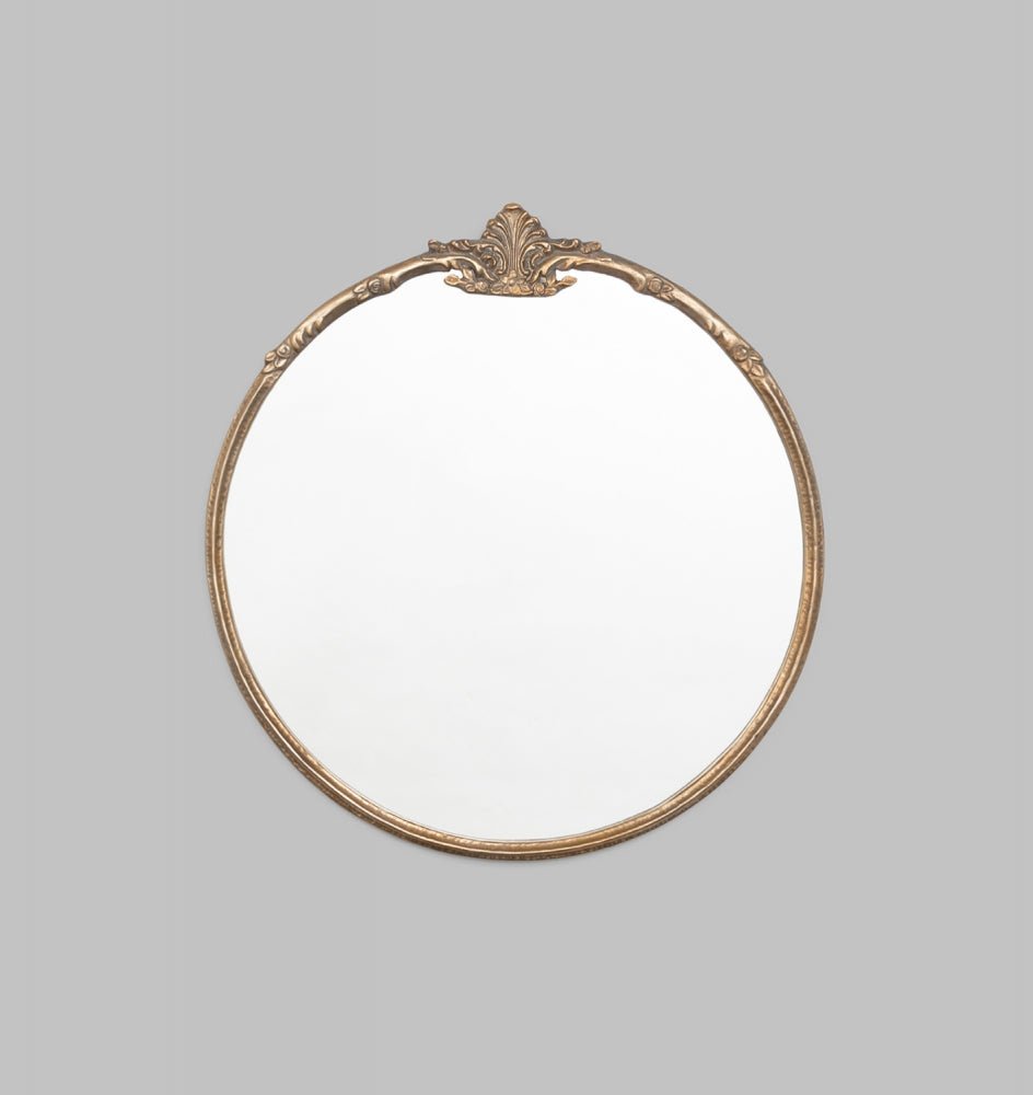 Lorraine Round Brass - Mirror Mirror Australia