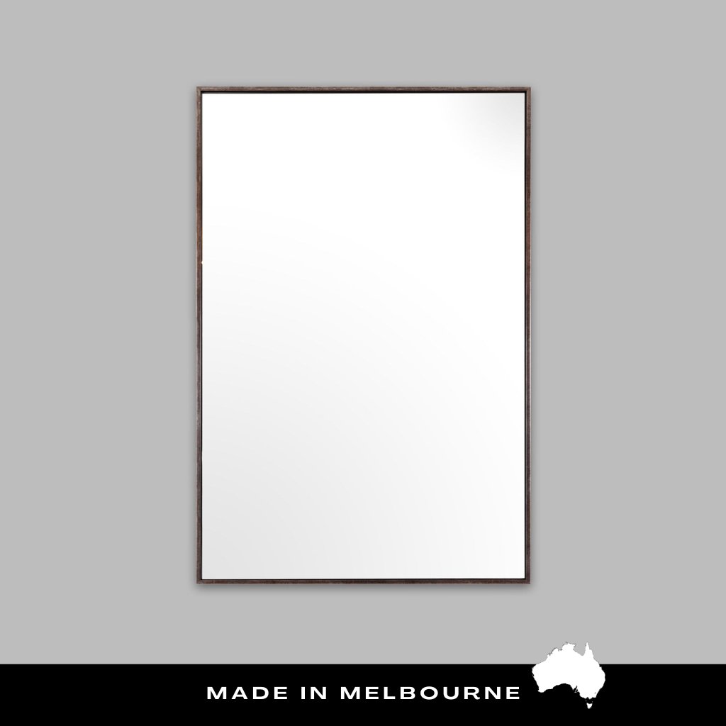 Slimline Antique Silver (with Polished Mirror) - Mirror Mirror Australia