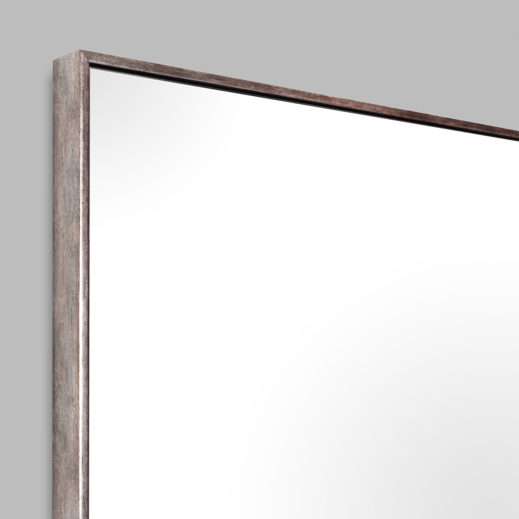 Slimline Antique Silver (with Polished Mirror) - Mirror Mirror Australia