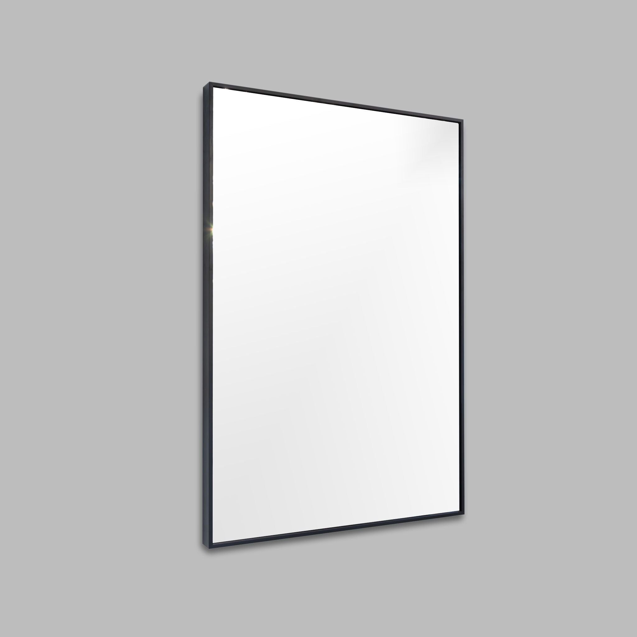 Slimline Black (with Polished Mirror) - Mirror Mirror Australia