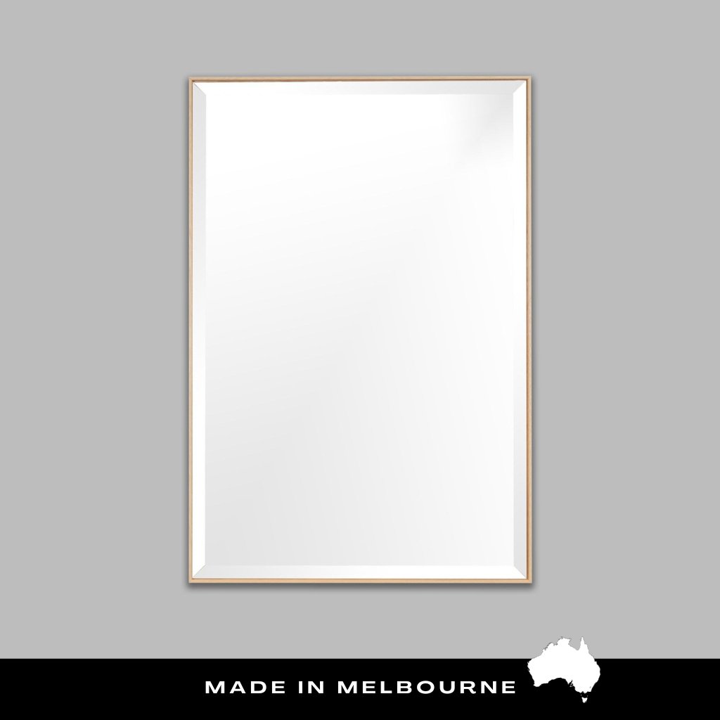 Slimline Lightwood (with Bevelled Mirror) - Mirror Mirror Australia