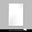 Slimline White (with Bevelled Mirror) - Mirror Mirror Australia