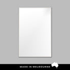 Slimline White (with Polished Mirror) - Mirror Mirror Australia